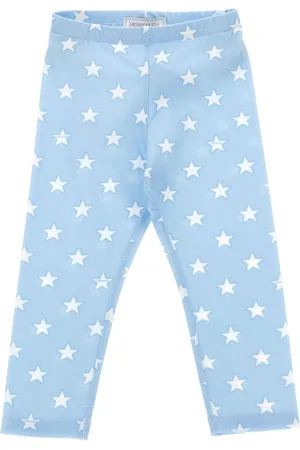 MONNALISA Star-print cotton leggings