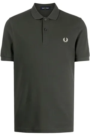 Fred Perry Laurel Wreath-embroidered cotton polo shirt