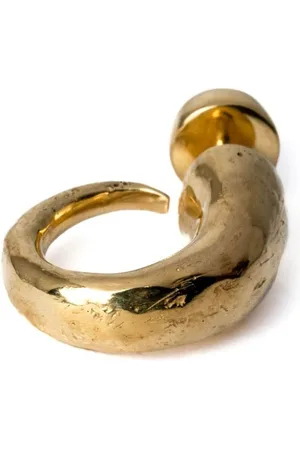 PARTS OF FOUR Little Horn -plated pendant earring