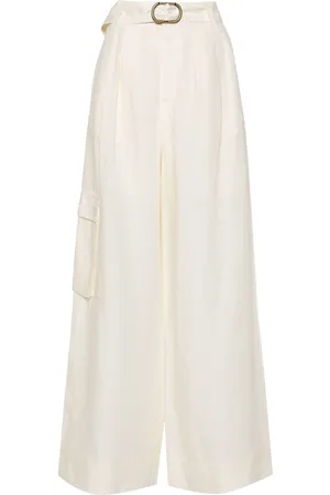 Twin-Set Belted wide-leg trousers