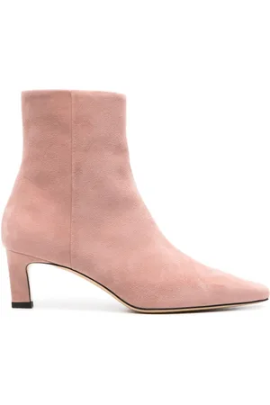 Scarosso Kitty 50mm suede ankle boots