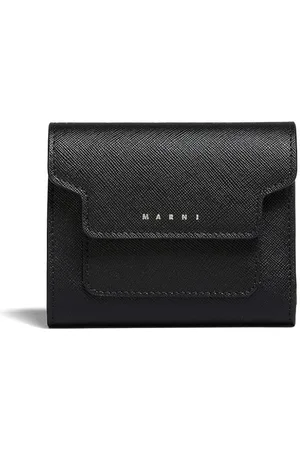 Marni Logo-print leather wallet