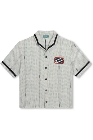 Kenzo Logo-print bowling shirt