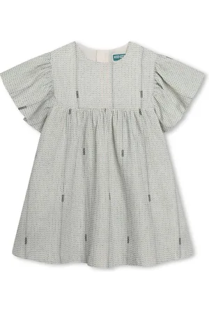 Kenzo Logo-print cotton dress