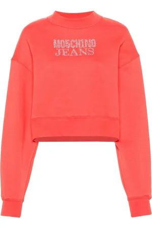 Moschino Rhinestone-embellished sweatshirt