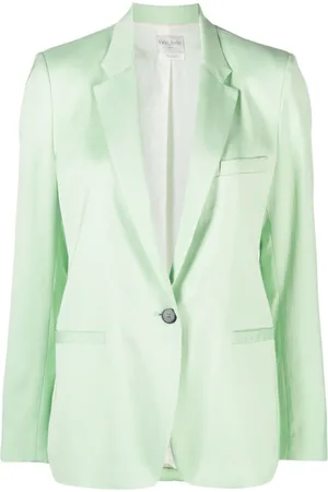 FORTE FORTE Single-breasted satin blazer