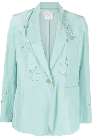 FORTE FORTE Rhinestone-embellished lightweight blazer