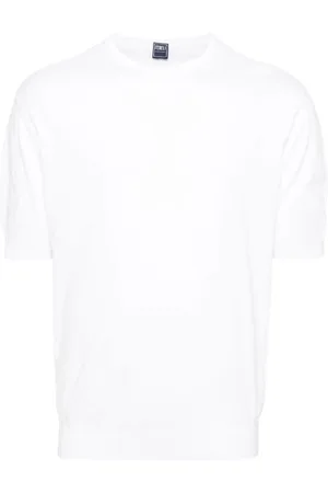 FEDELI Drop-shoulder cotton jumper
