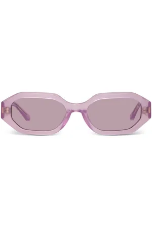 Linda Farrow X The Attico Irene geometric-frame sunglasses