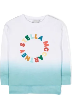 Stella McCartney Logo-patch ombr?? sweatshirt