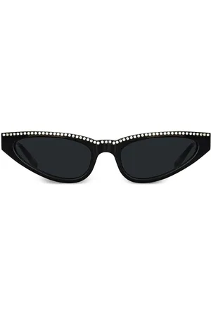 Linda Farrow Crystal-embellished cat-eye-frame sunglasses
