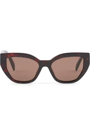 Prada Logo-plaque cat-eye sunglasses