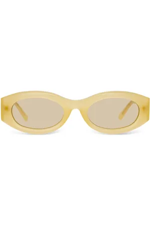Linda Farrow X The Attico Berta oval sunglasses