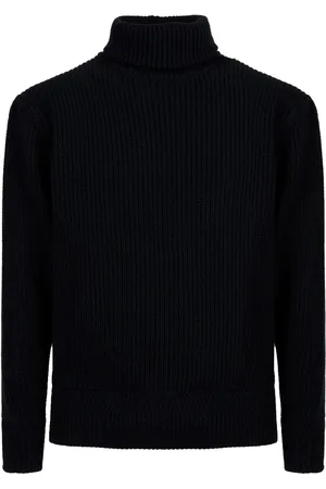 Bally Roll-neck ribbed wool jumper