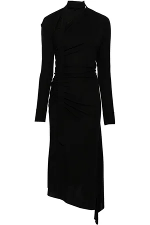 Victoria Beckham Cut-out ruched midi dress