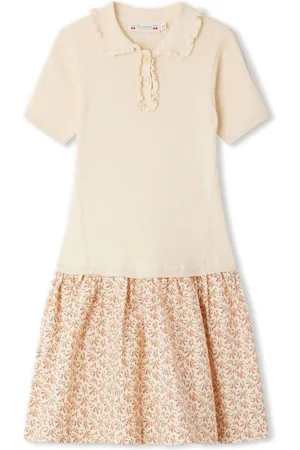 BONPOINT Clivia ribbed cotton dress