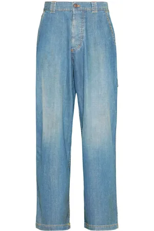 Maison Margiela Mid-rise wide-leg jeans