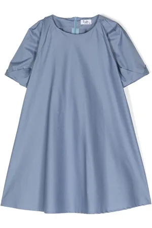 Il gufo Round-neck short-sleeve dress