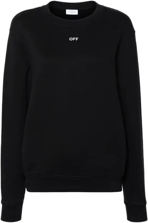 OFF-WHITE Arrows-embroidered cotton sweatshirt