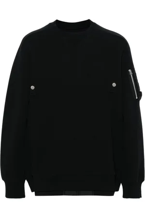 SACAI Layered jersey sweatshirt