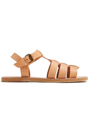 Ancient Greek Sandals Flat leather sandals