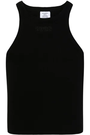 Vetements Ribbed-knit tank top
