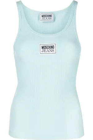 Moschino Logo-appliqu?? tank top