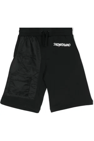 Moschino Logo-embroidered track shorts