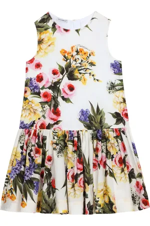 Dolce & Gabbana Giardino-print cotton dress