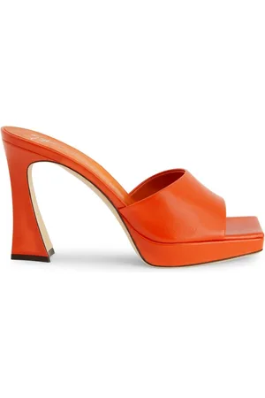 Giuseppe Zanotti Solhene 100mm leather platform mules