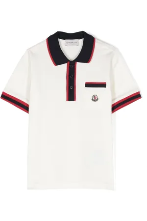 Moncler Logo-patch cotton polo shirt