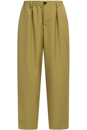 Marni Pleat-detail tapered trousers