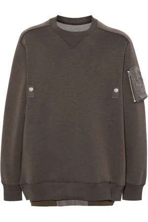 SACAI Layered jersey sweatshirt