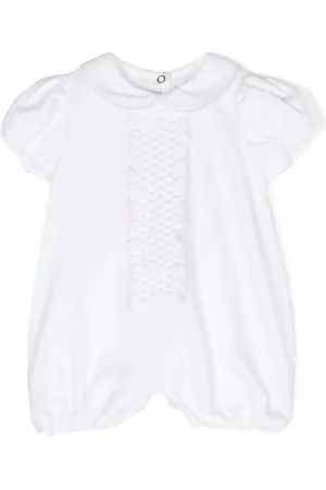 SIOLA Smocked-detail romper