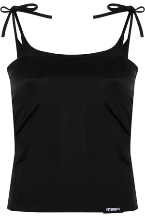 Vetements Cut-out panelled tank top