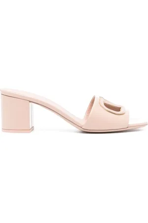 VALENTINO GARAVANI VLogo 60mm leather mules