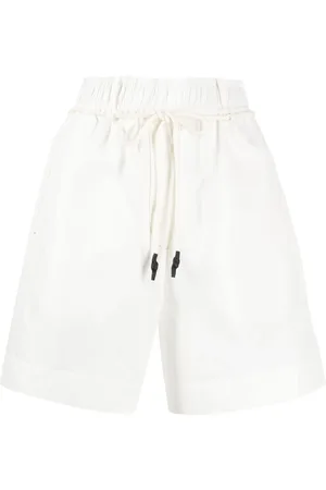 Lee Mathews Drawstring high-waisted shorts
