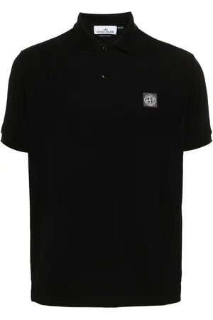 Stone Island Compass-appliqu?? polo shirt