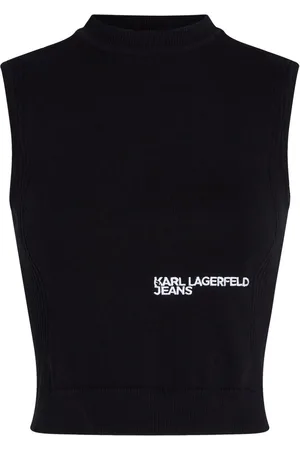 Karl Lagerfeld Open-back knitted top