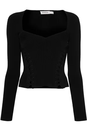 Simkhai Daphane sweetheart-neck top