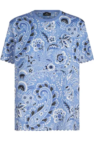 Etro Bandana-print cotton T-shirt