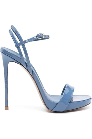 Twist Sandal Leather Riviera Blue – Elleme