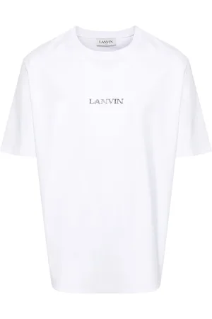 Lanvin Logo-embroidered cotton T-shirt