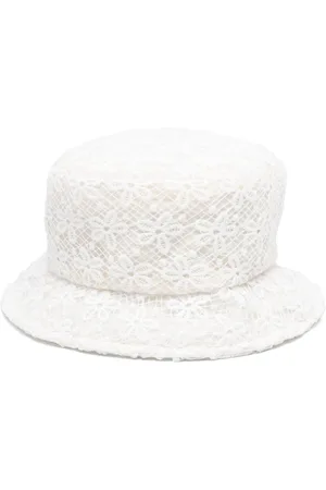 MONNALISA Floral macram?? bucket hat
