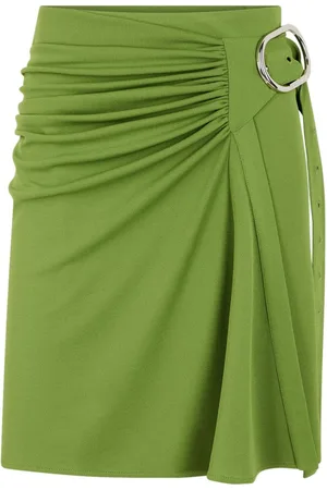 Paco rabanne Draped crepe wrap skirt