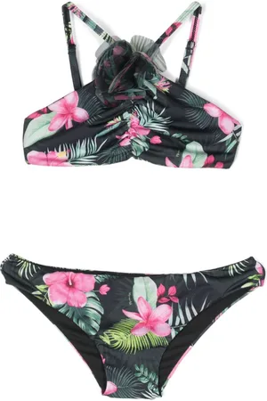 MONNALISA Botanical-print bikini