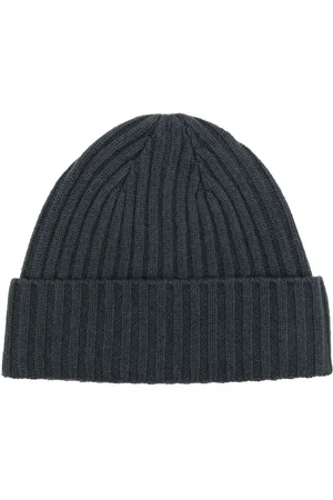 N.PEAL Chunky rib-knit beanie