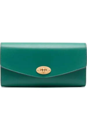 MULBERRY: Darley wallet bag in grained leather - Green | MULBERRY crossbody  bags RL6845736 online at GIGLIO.COM