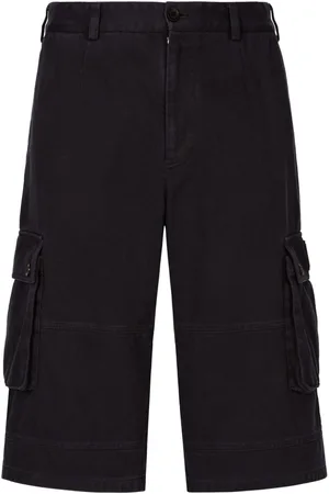 Dolce & Gabbana Logo-appliqu?? cotton cargo shorts