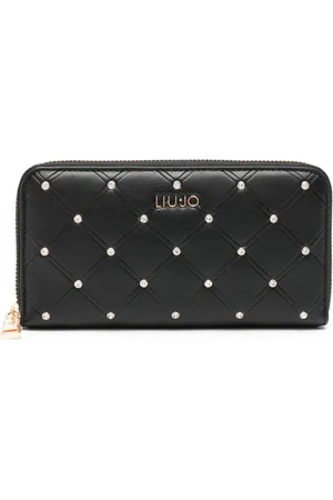 Liu Jo Rhinestone-embellished accordion wallet